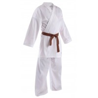 KALARI Karate Uniform with Brown Belt (100% Cotton - 240 gsm)
