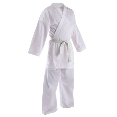 KALARI Karate Uniform with White Belt (100% Cotton - 240 gsm)